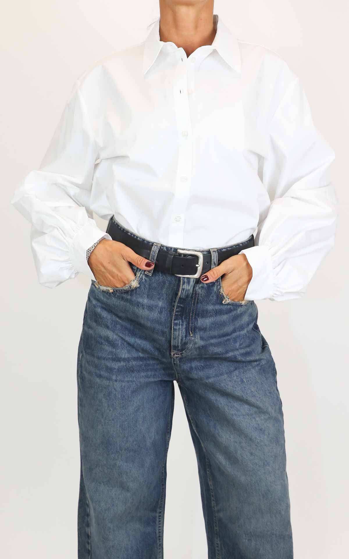 Susymix - Camicia manica a palloncino - Latte