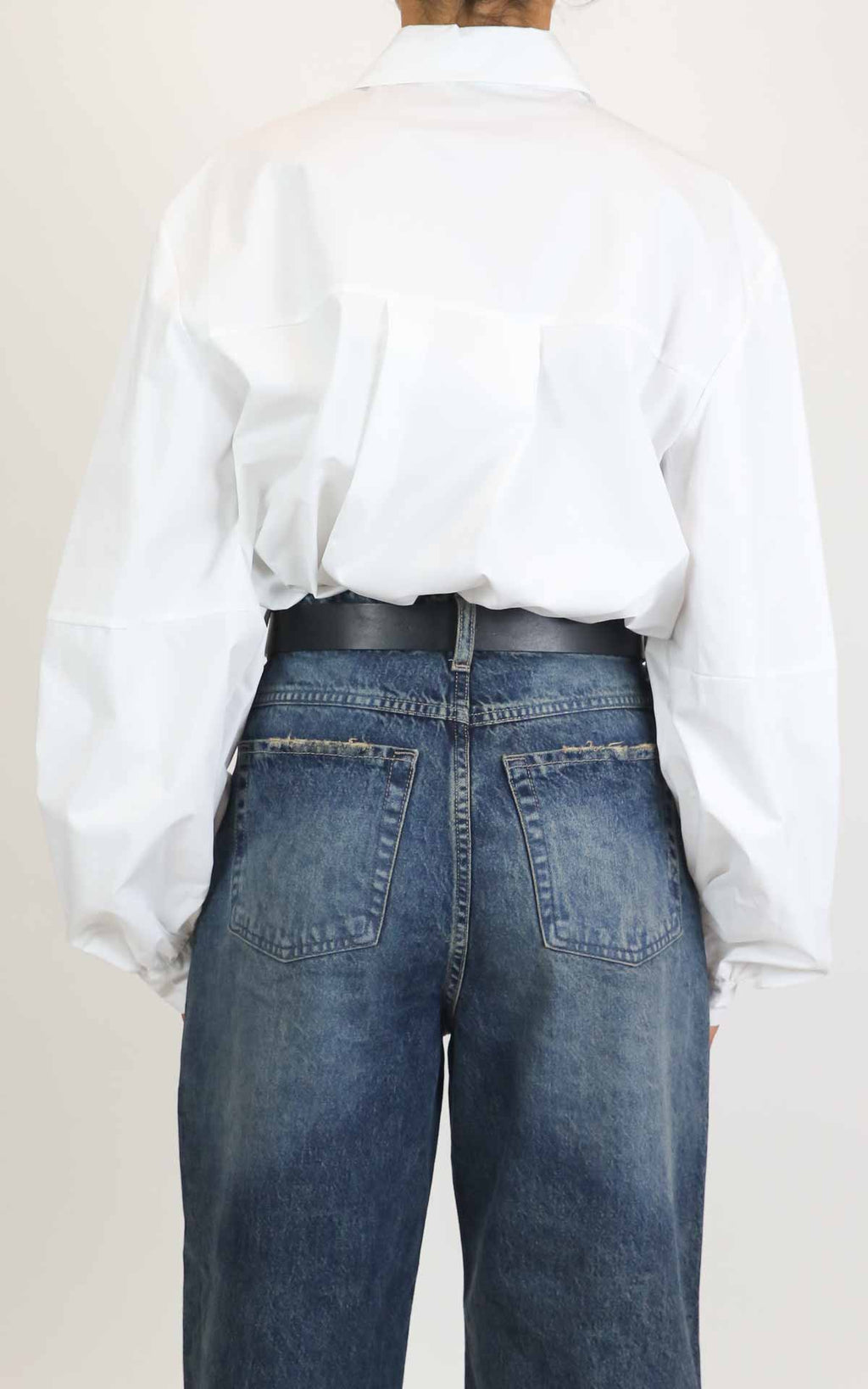 Susymix - Camicia manica a palloncino - Latte