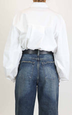 Susymix - Camicia manica a palloncino - Latte