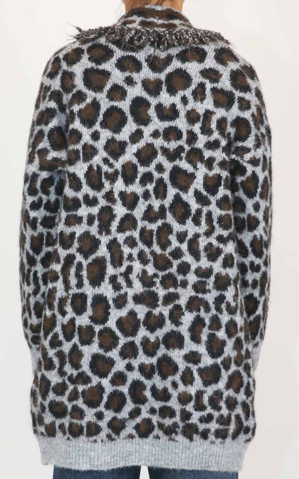 Susymix - Cardigan lungo maculato - Antracite