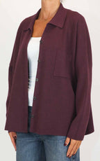 Initial - Giacca in maglia over - Barolo