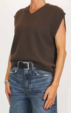 Susymix - Gilet scollo a V - Moro