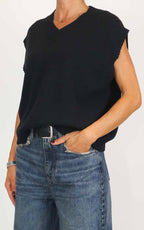 Susymix - Gilet scollo a V - Nero