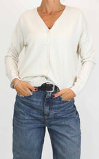 Susymix - Cardigan scollo v - Beige