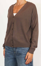 Susymix - Cardigan scollo v - Moro