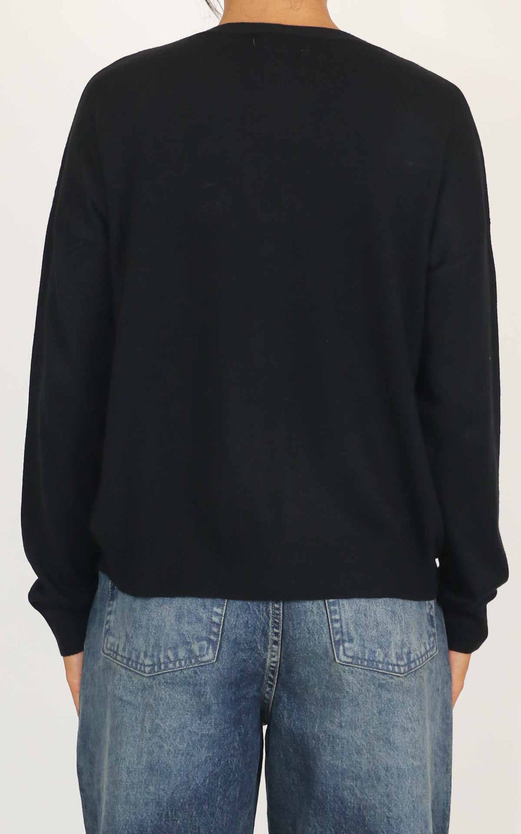 Susymix - Cardigan scollo v - Nero
