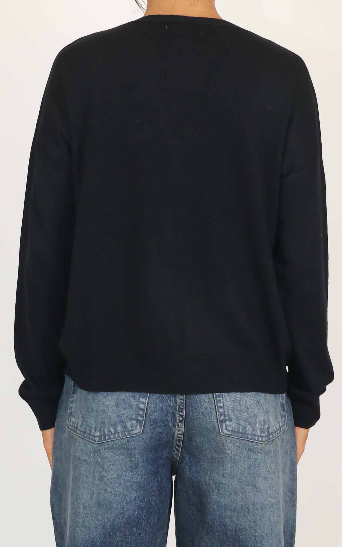 Susymix - Cardigan scollo v - Nero