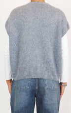 Off-on - Gilet bottoni - Grigio