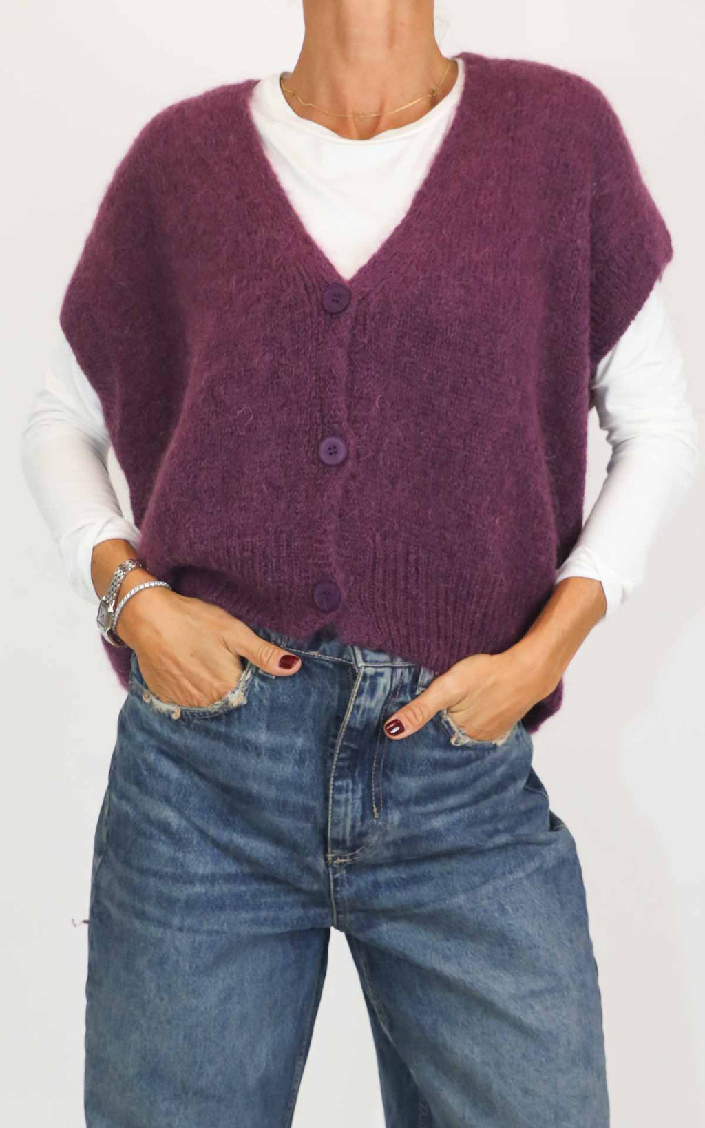 Off-on - Gilet bottoni - Barolo