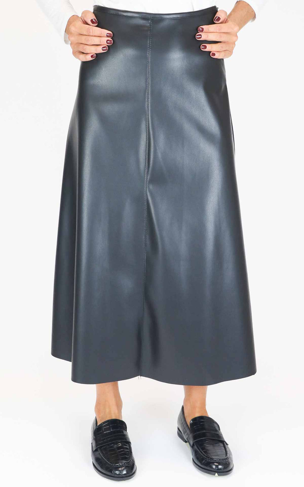 Off-On - Gonna in ecopelle - Nero