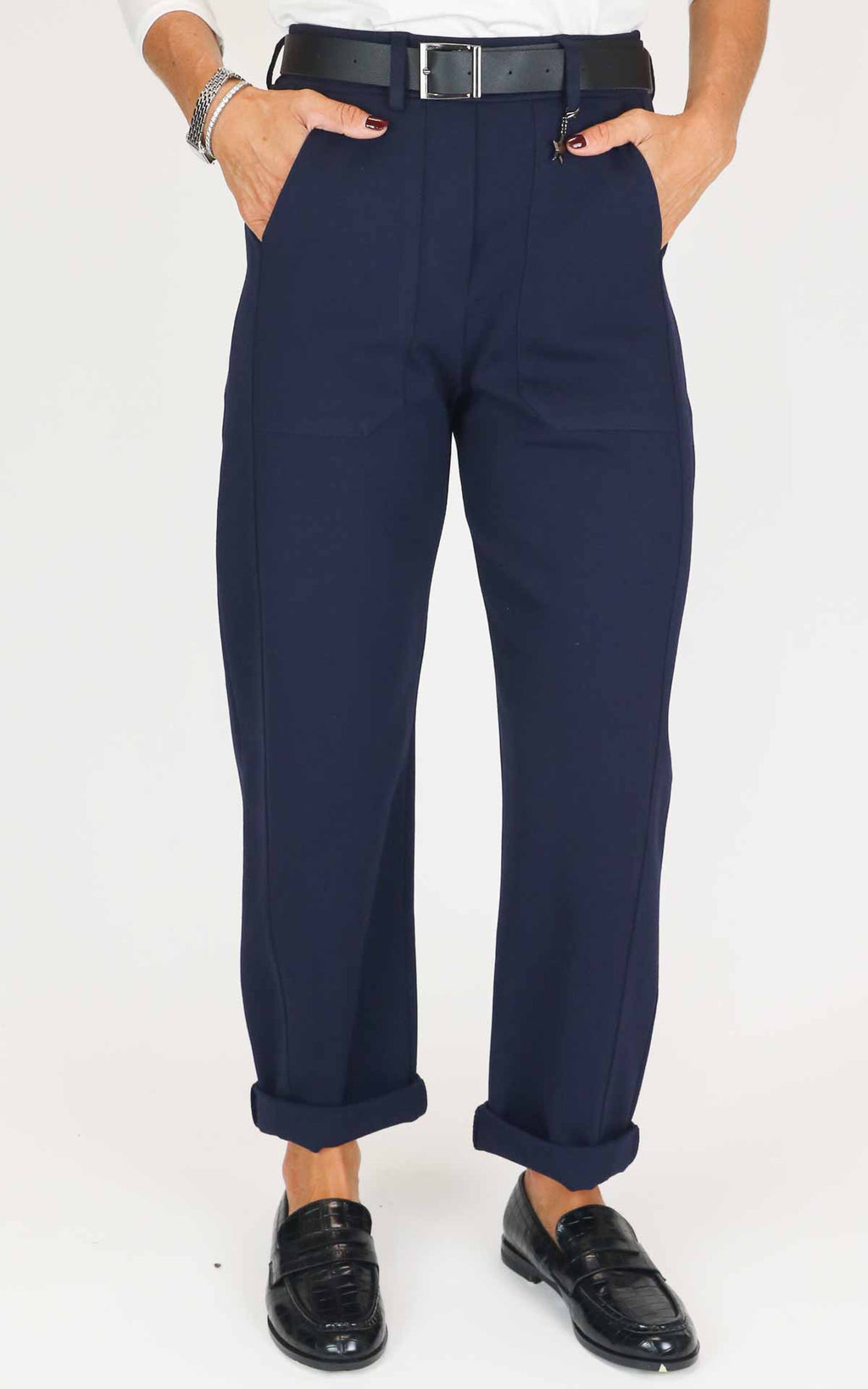 Susymix - Pantalone punto milano - Blu