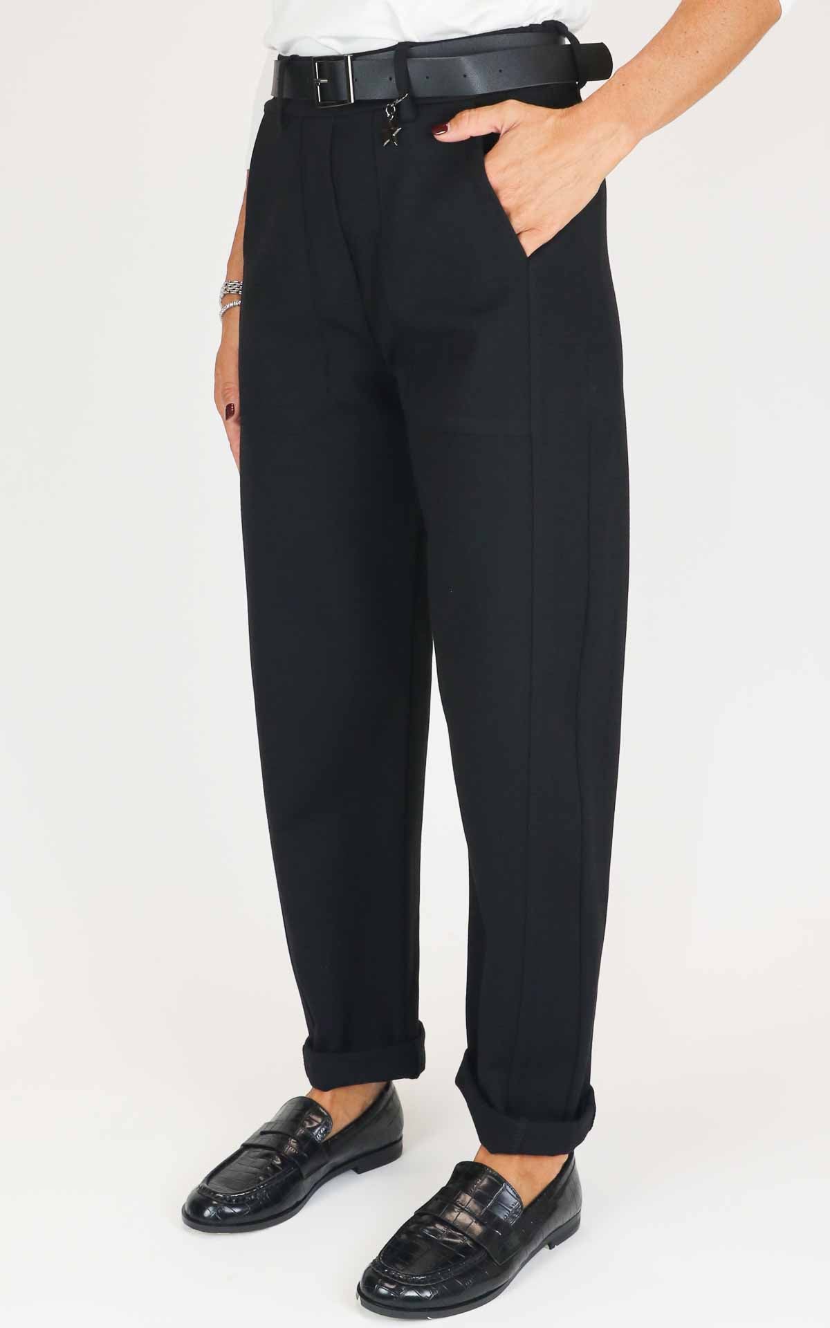 Susymix - Pantalone punto milano - Nero
