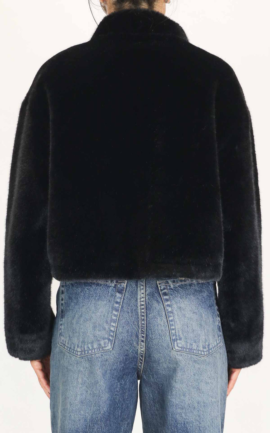 Susymix - Giacca in eco pelliccia - Nero