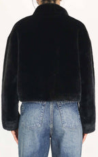 Susymix - Giacca in eco pelliccia - Nero