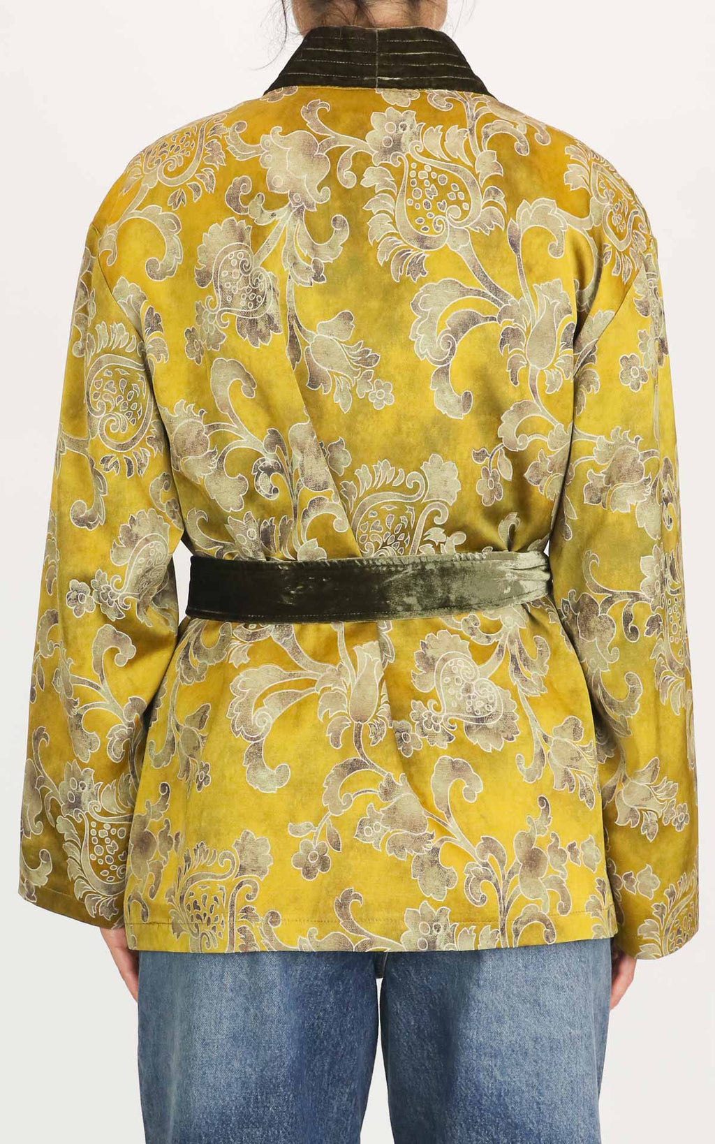 Wu'Side -  Giacca kimono - Senape