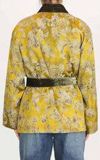 Wu'Side -  Giacca kimono - Senape