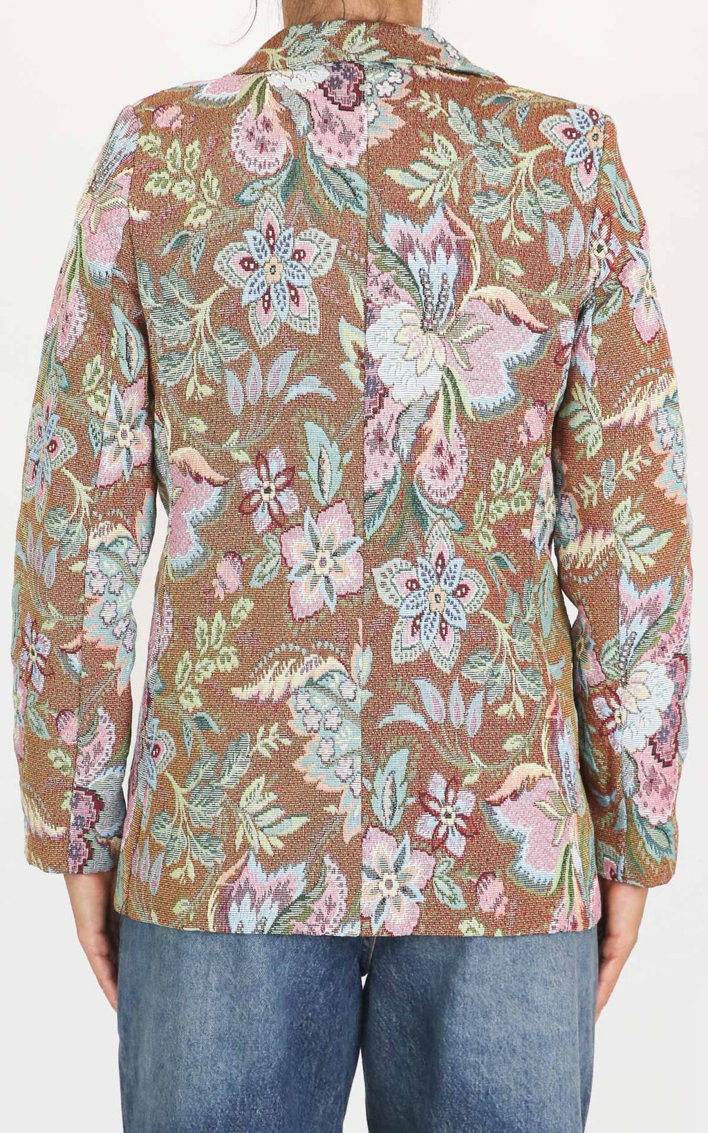 Minth - Blazer damascata - Marrone