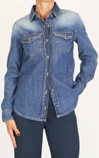Initial - Camicia in denim - ALEXIA