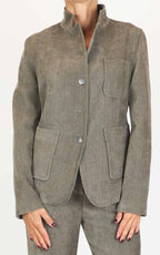 Eco - Giacca coreana - Tortora