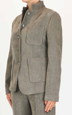 Eco - Giacca coreana - Tortora