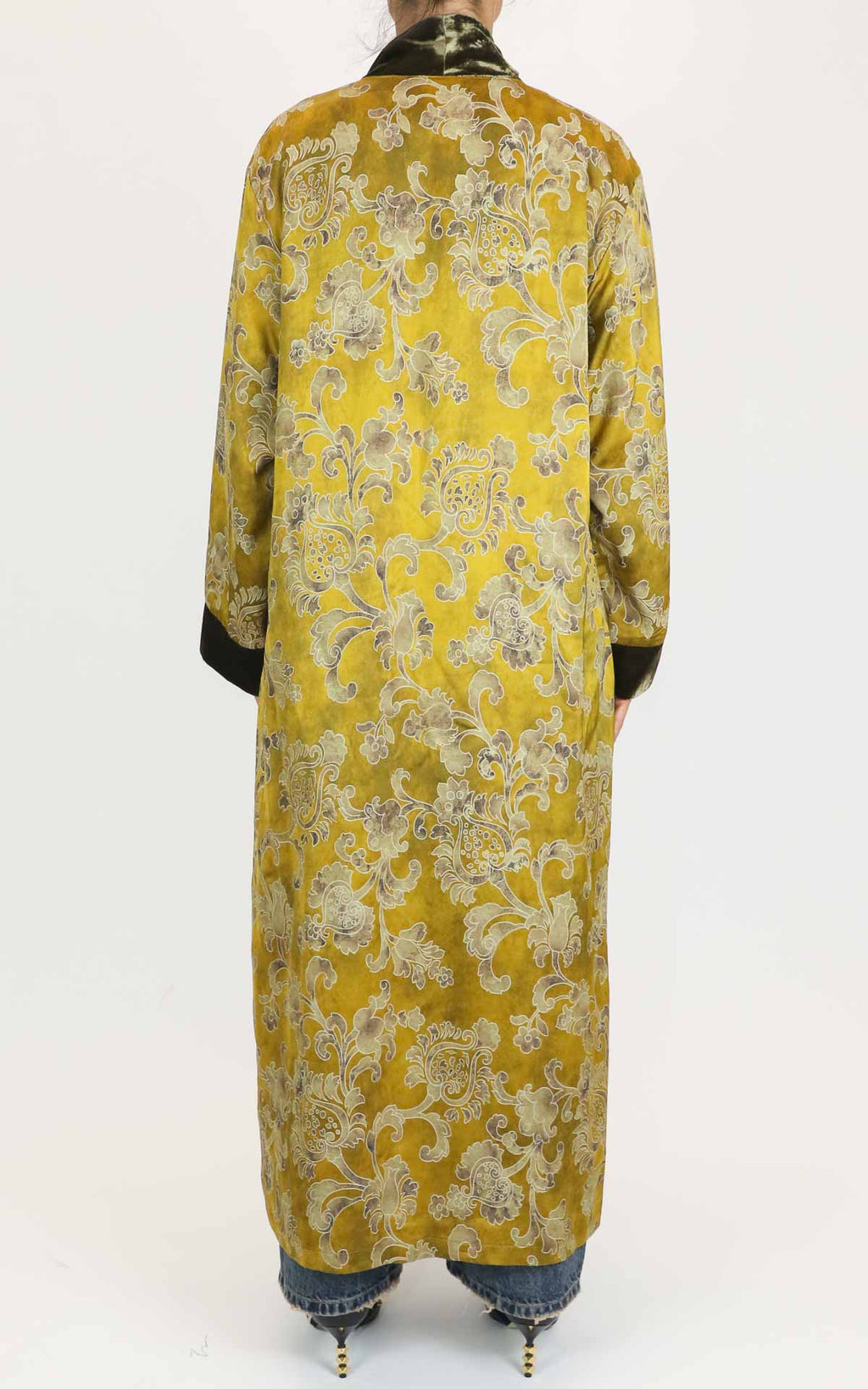 Wu'Side -  Kimono lungo - Senape