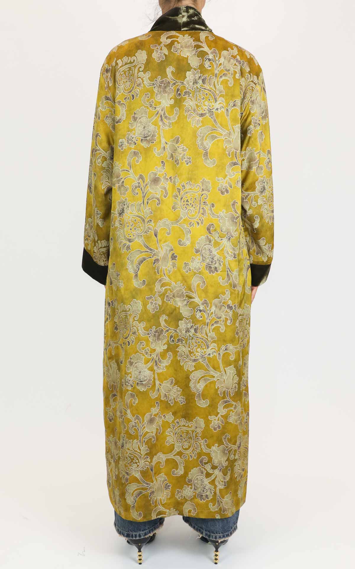 Wu'Side -  Kimono lungo - Senape