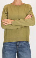 Initial - Maglia spacco laterale - Olio
