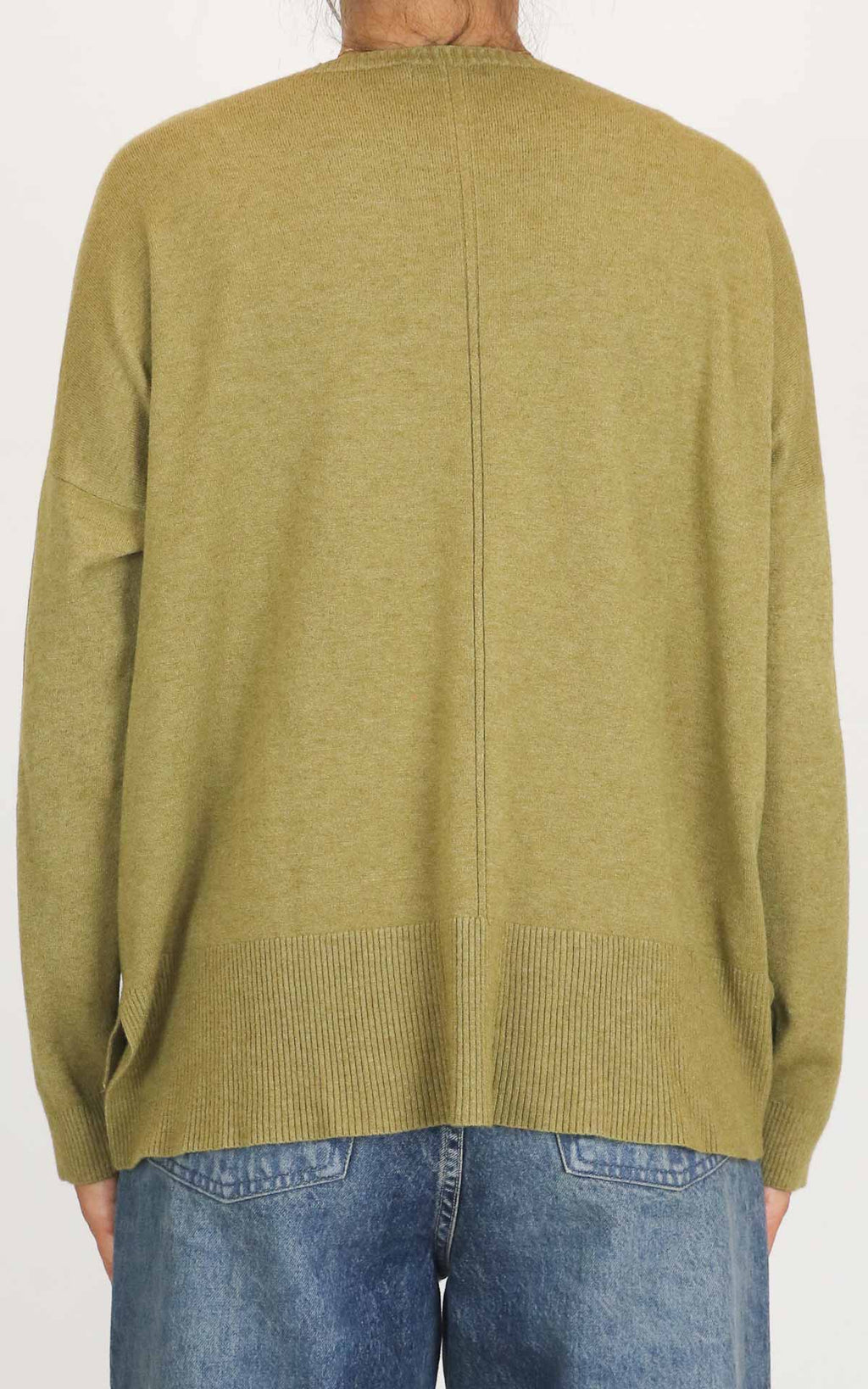 Initial - Maglia spacco laterale - Olio