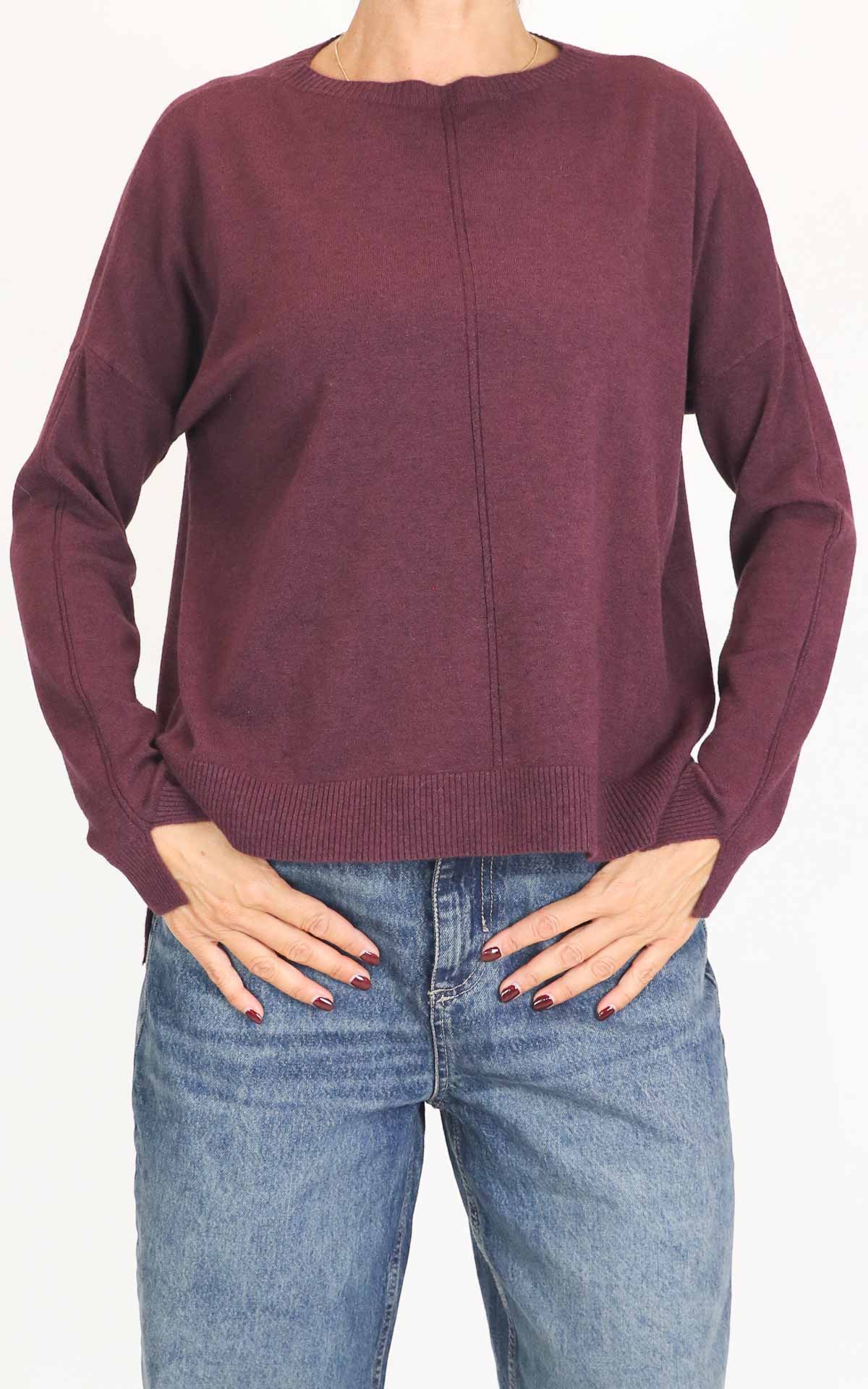 Initial - Maglia spacco laterale - Barolo