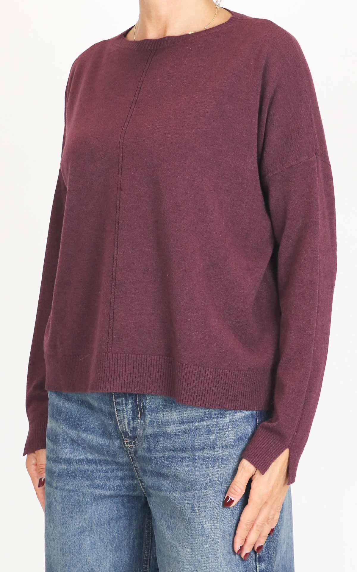Initial - Maglia spacco laterale - Barolo