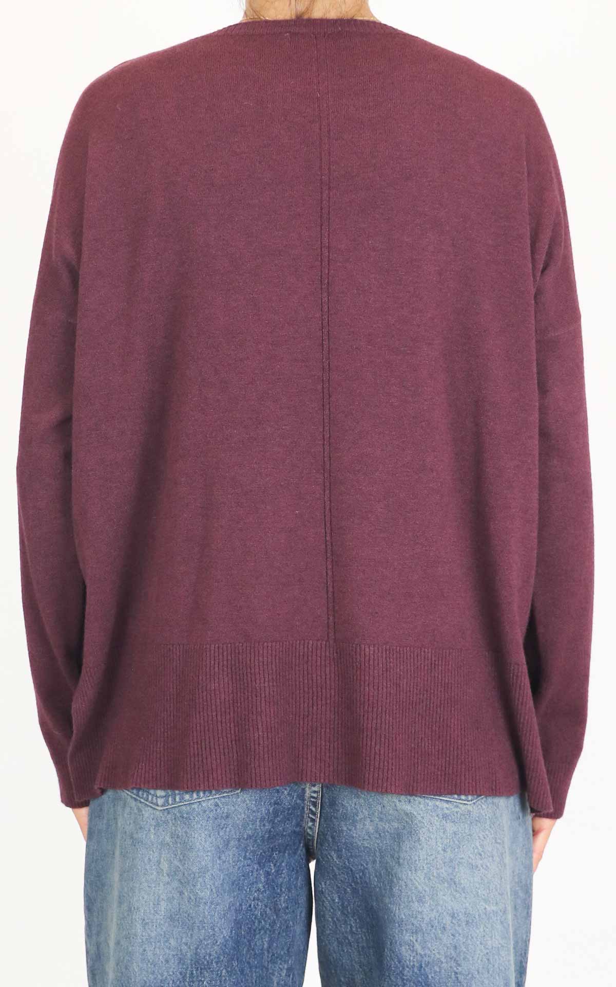 Initial - Maglia spacco laterale - Barolo