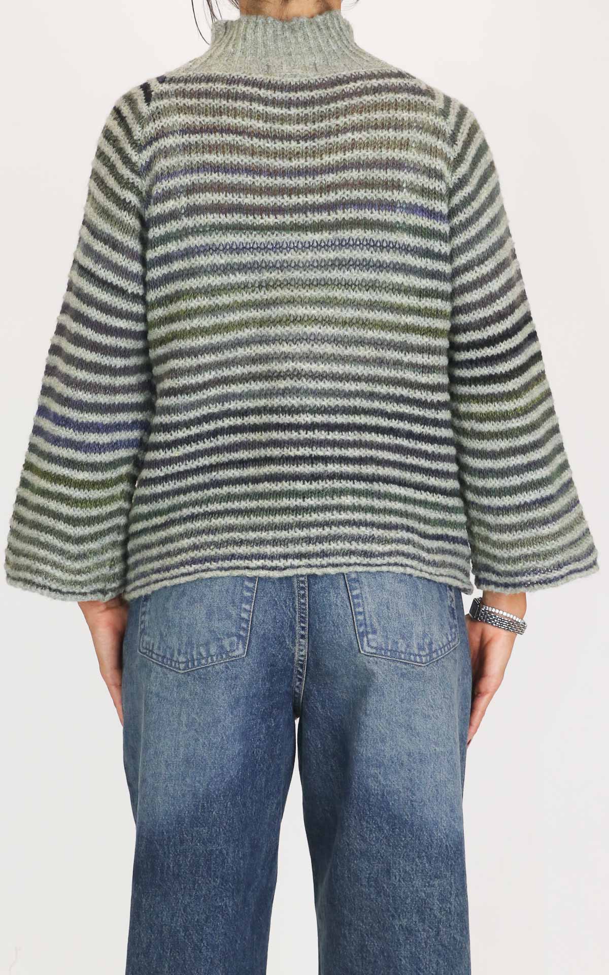 Flaminia G - Maglia cratere multicolor - Verde