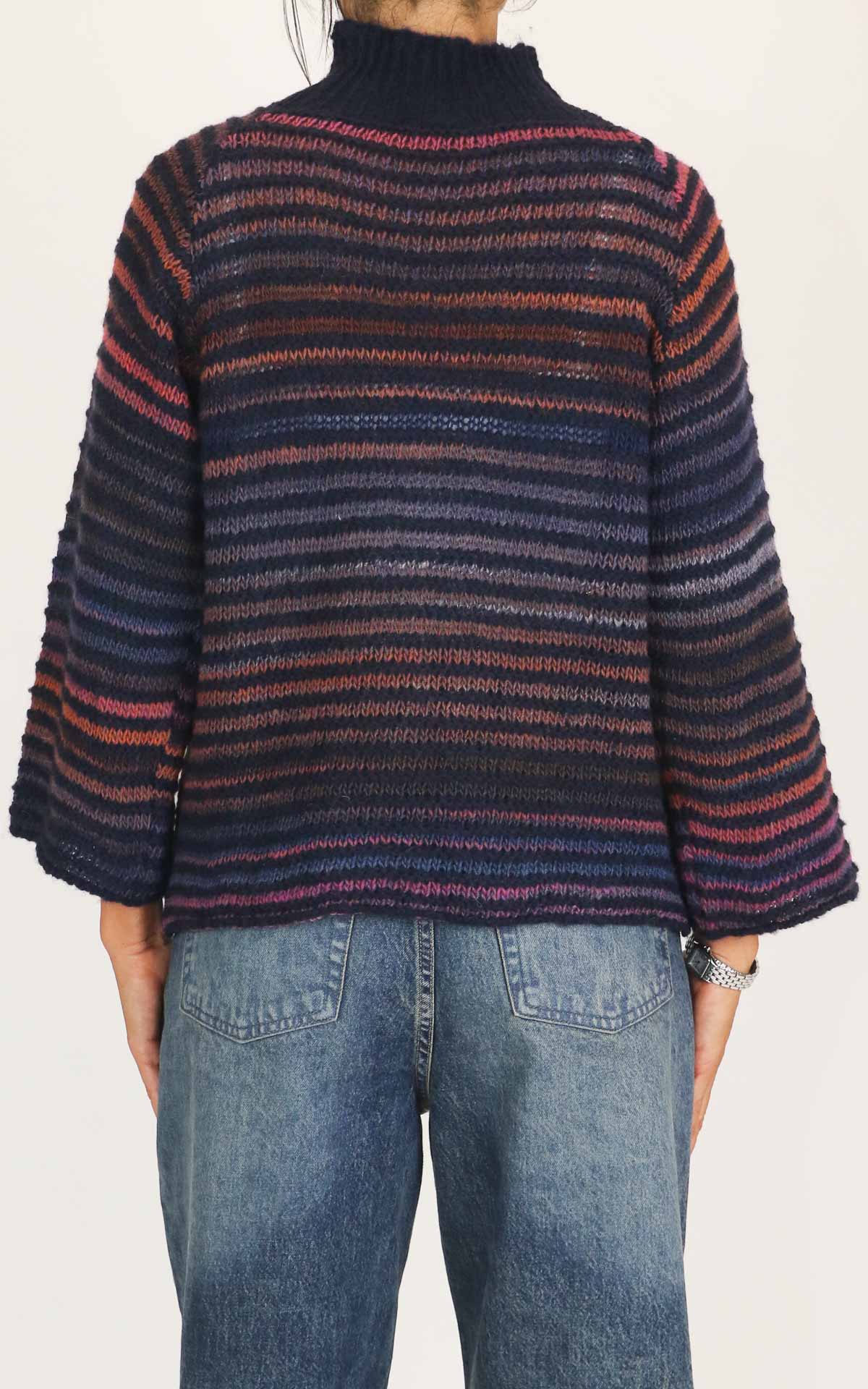 Flaminia G - Maglia cratere multicolor - Nero