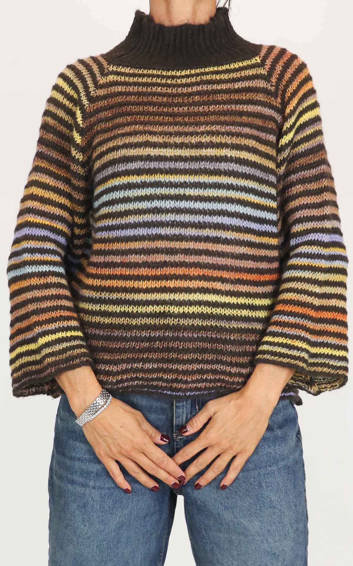 Flaminia G - Maglia cratere multicolor - Giallo