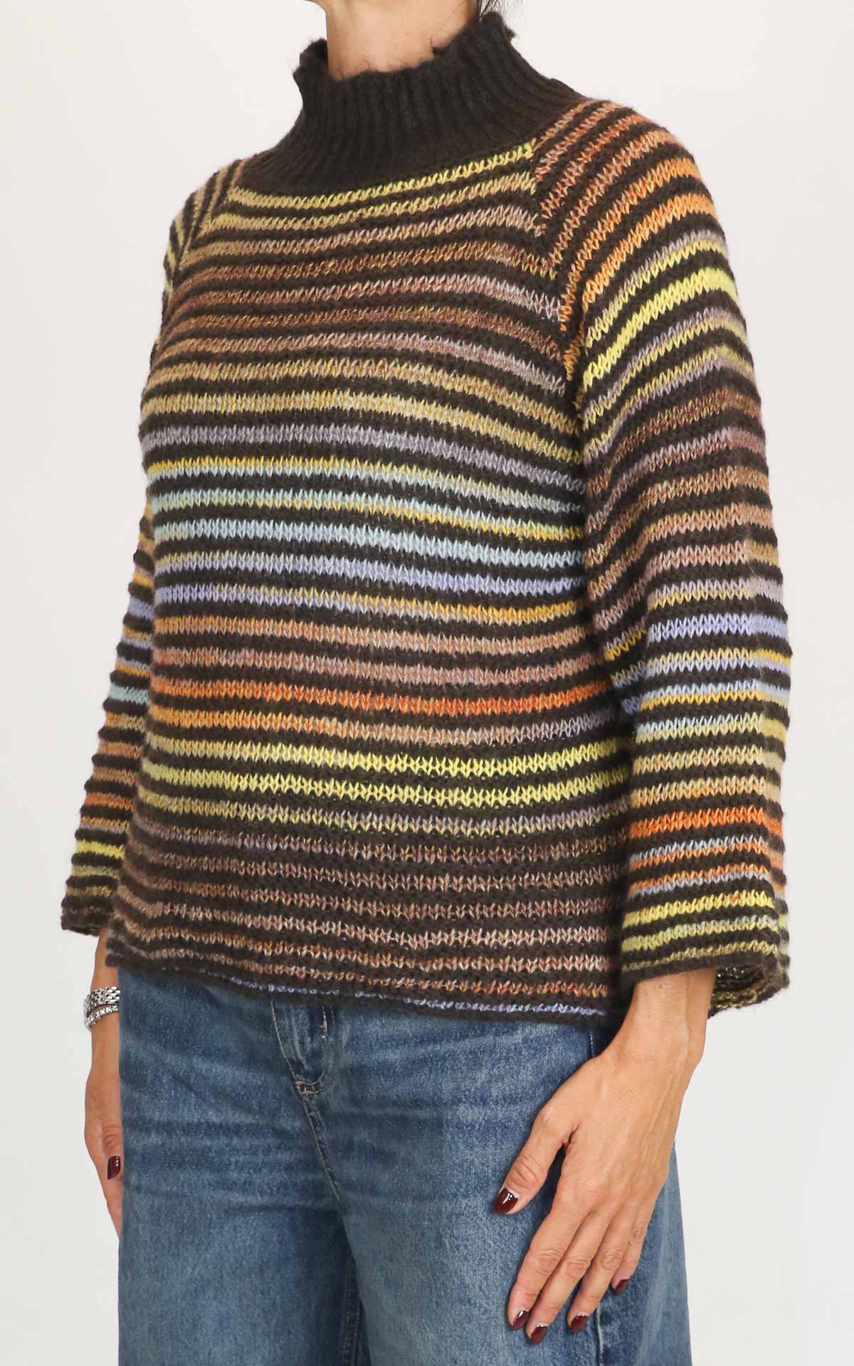 Flaminia G - Maglia cratere multicolor - Giallo