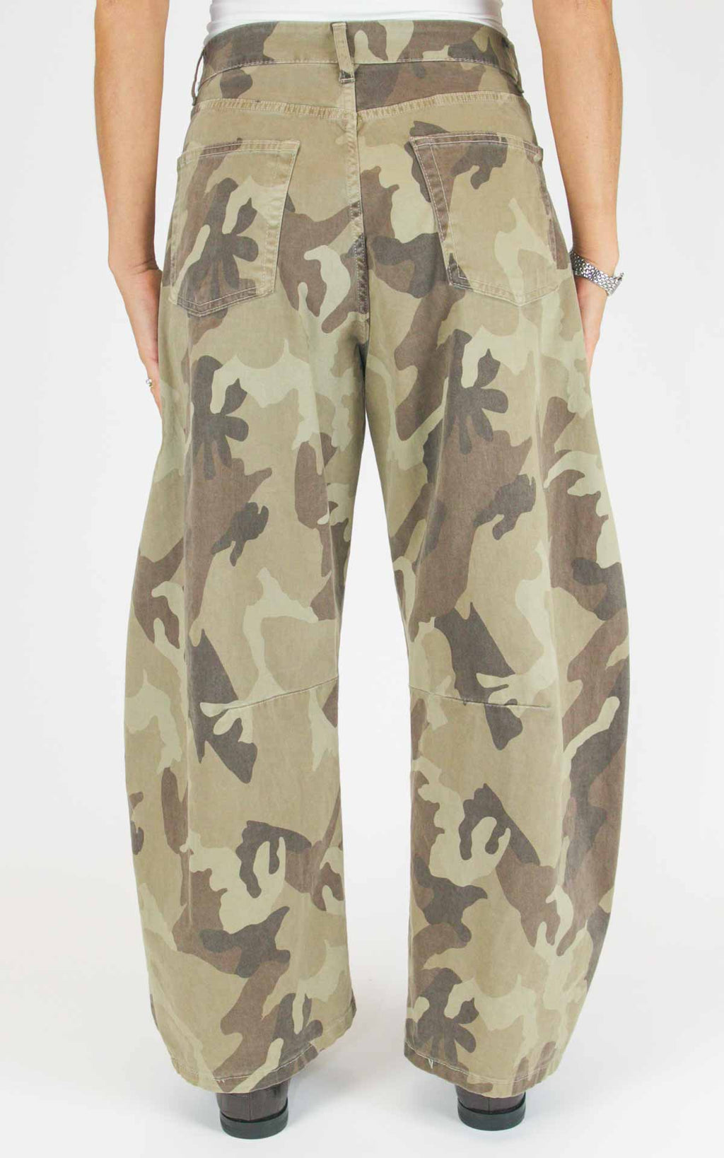 Off-on - Pantalone barrel camouflage - Camel