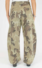 Off-on - Pantalone barrel camouflage - Camel