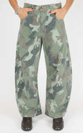 Off-on - Pantalone barrel camouflage - Verde militare