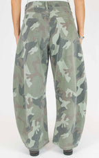 Off-on - Pantalone barrel camouflage - Verde militare