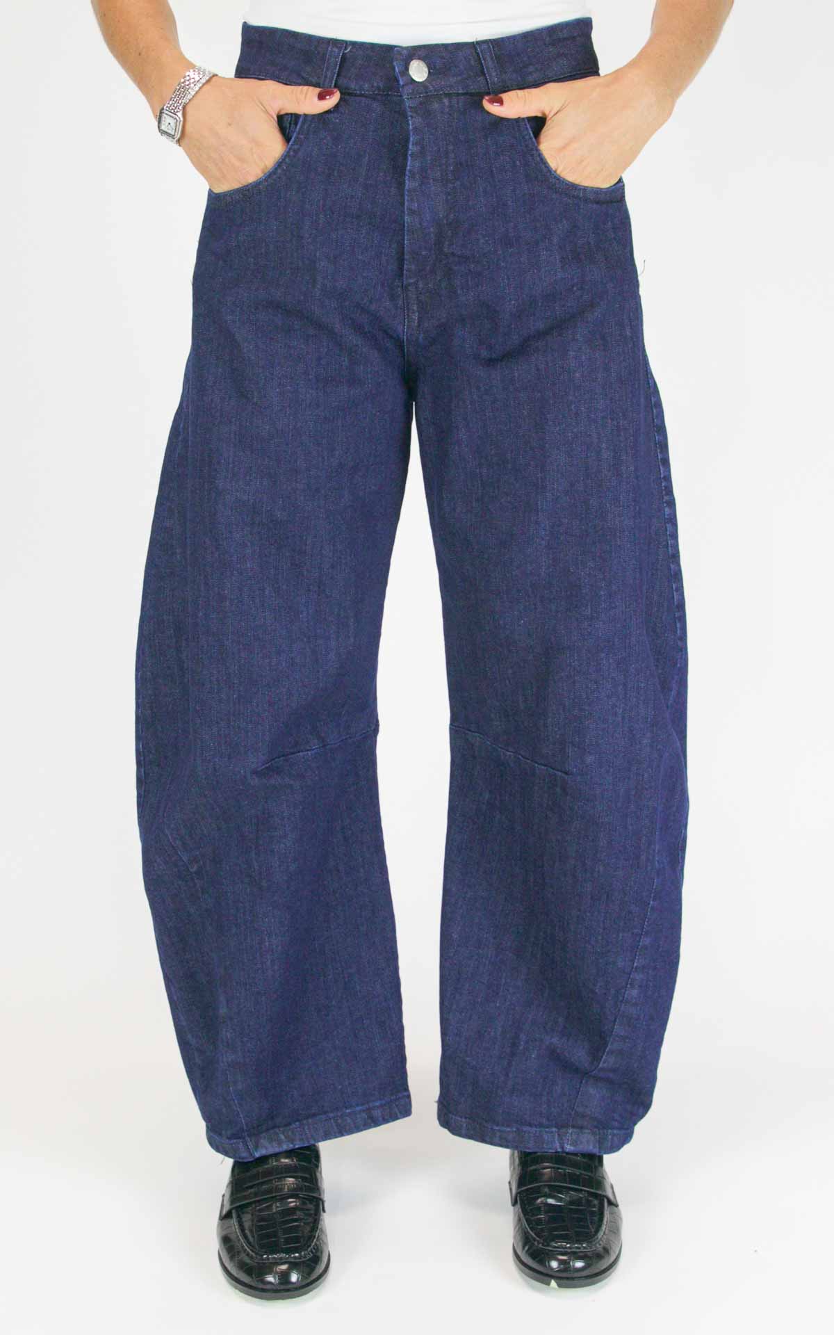 Off-On - Jeans baloon - Denim scuro
