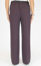 Imperial - Pantalone fluido palazzo - Barolo