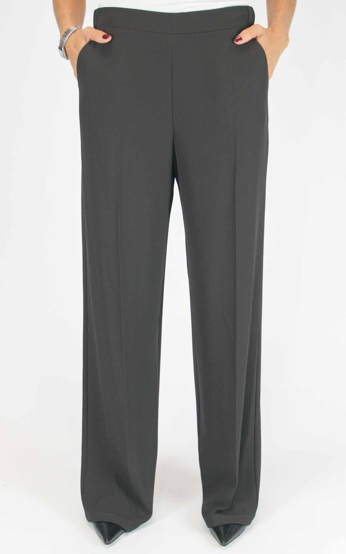 Imperial - Pantalone fluido palazzo - Moro