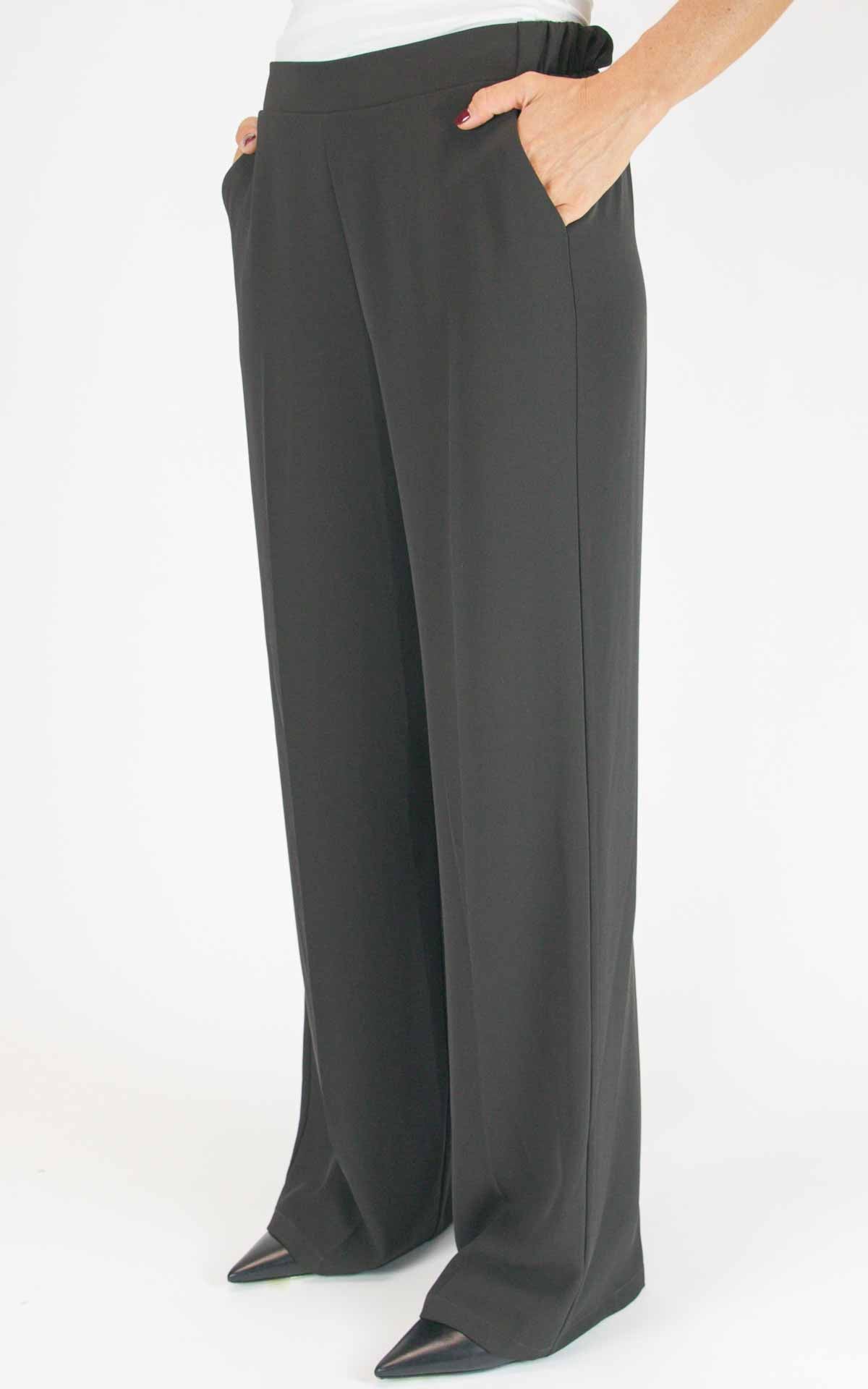 Imperial - Pantalone fluido palazzo - Moro