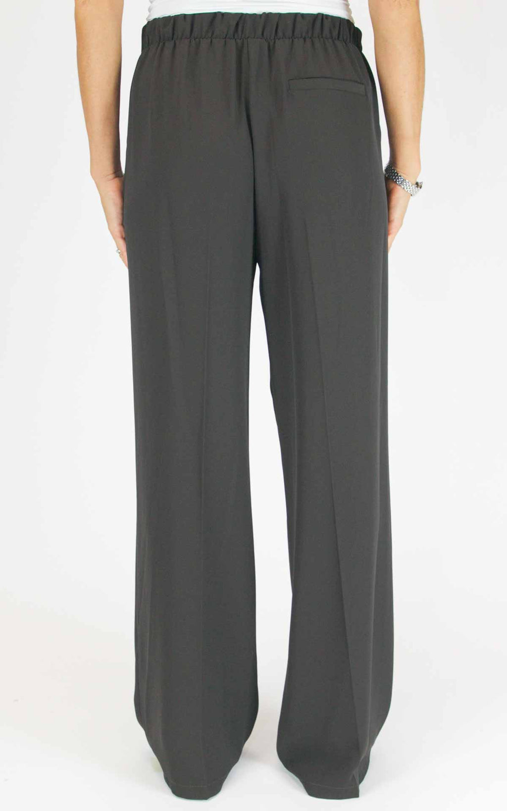 Imperial - Pantalone fluido palazzo - Moro