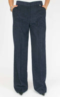 Eco - Pantalone in velluto - Color denim