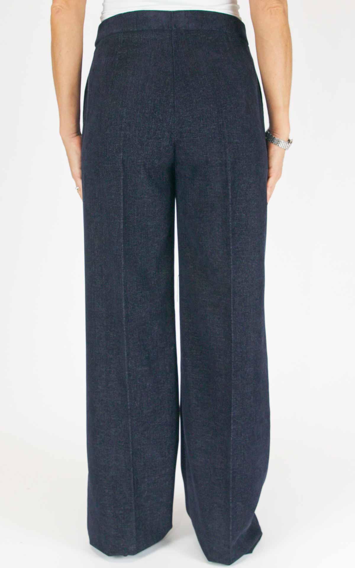 Eco - Pantalone in velluto - Color denim