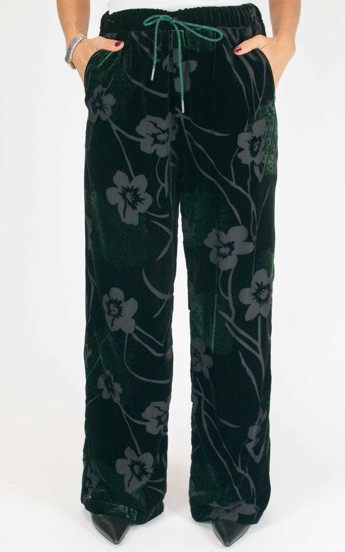Wu'Side - Pantalone devoré - Verde