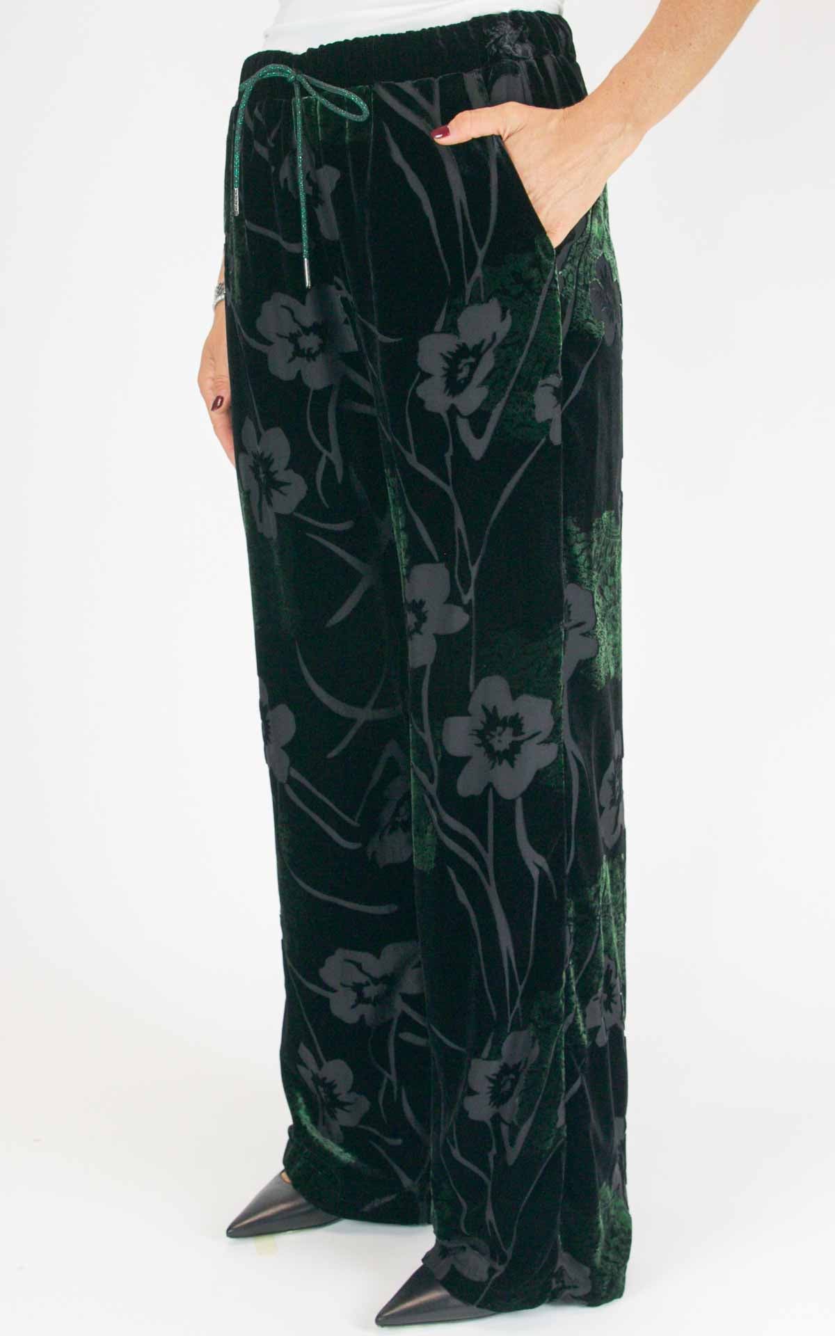 Wu'Side - Pantalone devoré - Verde