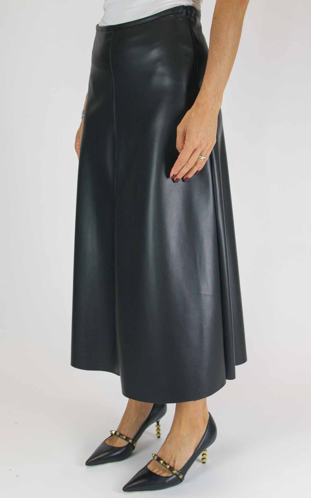 Off-On - Gonna in ecopelle - Nero