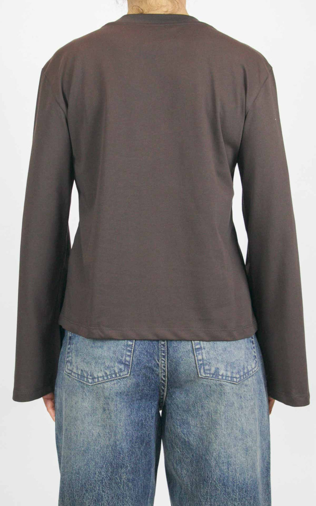 Susymix - T-shirt manica lunga campanella - Moro
